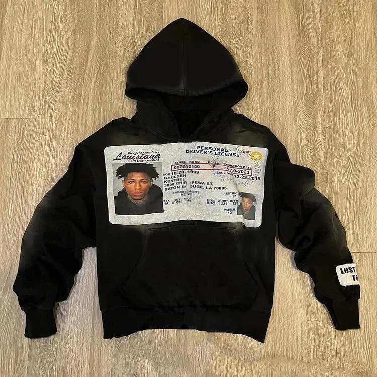 Hip Hop Rap ID Zip-Up Hoodie(Raincoats)