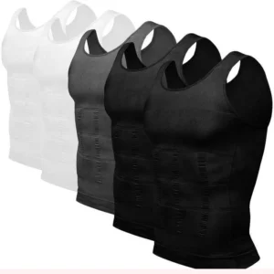 Mens 5 Pack Body Shaper Slimming Tummy Vest Thermal Compression Shirt Tank Top Shapewearpeng  peng