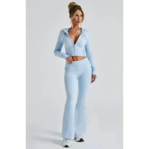 2 Piece Knit Sets Women's Trendy Slim Fit Hooded Sweatsuit sets casual lounge wear sporty fashion two piece outfit autumn winter tracksuit