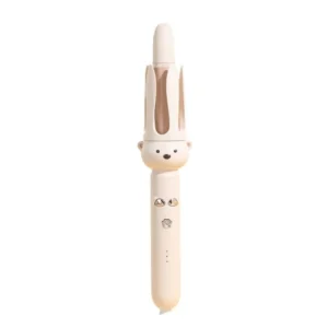 Fully automatic curling stick lazy curling tool electric rotary curler large curling without damaging hair 32mm Comfort Hair Curler(Raincoats)