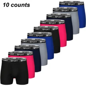 Men's Solid Color / Letter Tape Boxer Brief, Casual Comfy Slim Fit Breathable Moisture Absorption Opening Crotch Underwear for Daily Wear, Mens Underwear for All Seasons, Undergarments, Athleisure Menswear, Underwear Boxer Briefs Polyester Socks