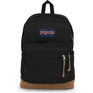 Tail goods are sold for a limited time JanSport Right Pack Backpack - Durable Daypack with Padded 15" Laptop Sleeve, Spacious Main Compartment & Integrated Water Bottle Pocket - Black(Raincoats)