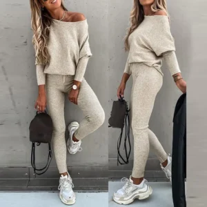 [Fall/Winter Hot Sale] [Limited TimeOffer 50% Off]2025 FW  Women's 2 Piece Lounge Outfit Long Sleeve Pullover Tops Drawstring High Waisted Pants Set Tracksuit Loose Casual Athleisure Casual Gym Wear