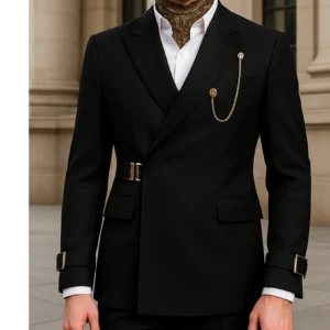 Men's Slim Two-Piece Suits,Wedding Suit,Casual Business Retro, Groom Outfits, Party Suits,Formal Occasions,Groom's Wedding Tuxedo,Vintage Suits